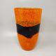 1970s Astonishing Vase By Ca' dei Vetrai in Murano Glass. Made in Italy