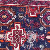 Vintage persian balutch handmade carpet 90x175 cm