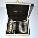 Christofle set of 12 Malmaison Empire oyster forks