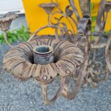Chandelier candlesticks struck and forged iron