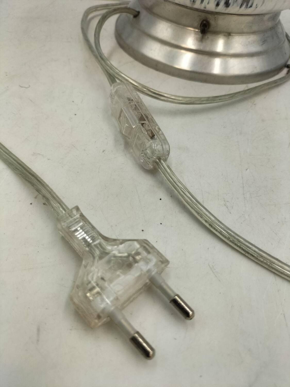 Lampe en verre de Clichy
