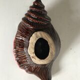 Empty vintage ceramic pocket