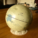 Globe "The Moon" Replogle Globes Inc. Chicago USA 1966