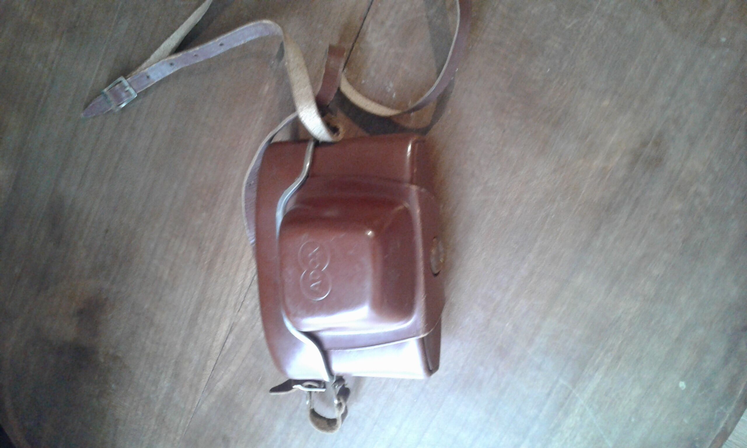 Vintage camera with case