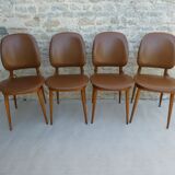 4 Baumann chairs, 60s
