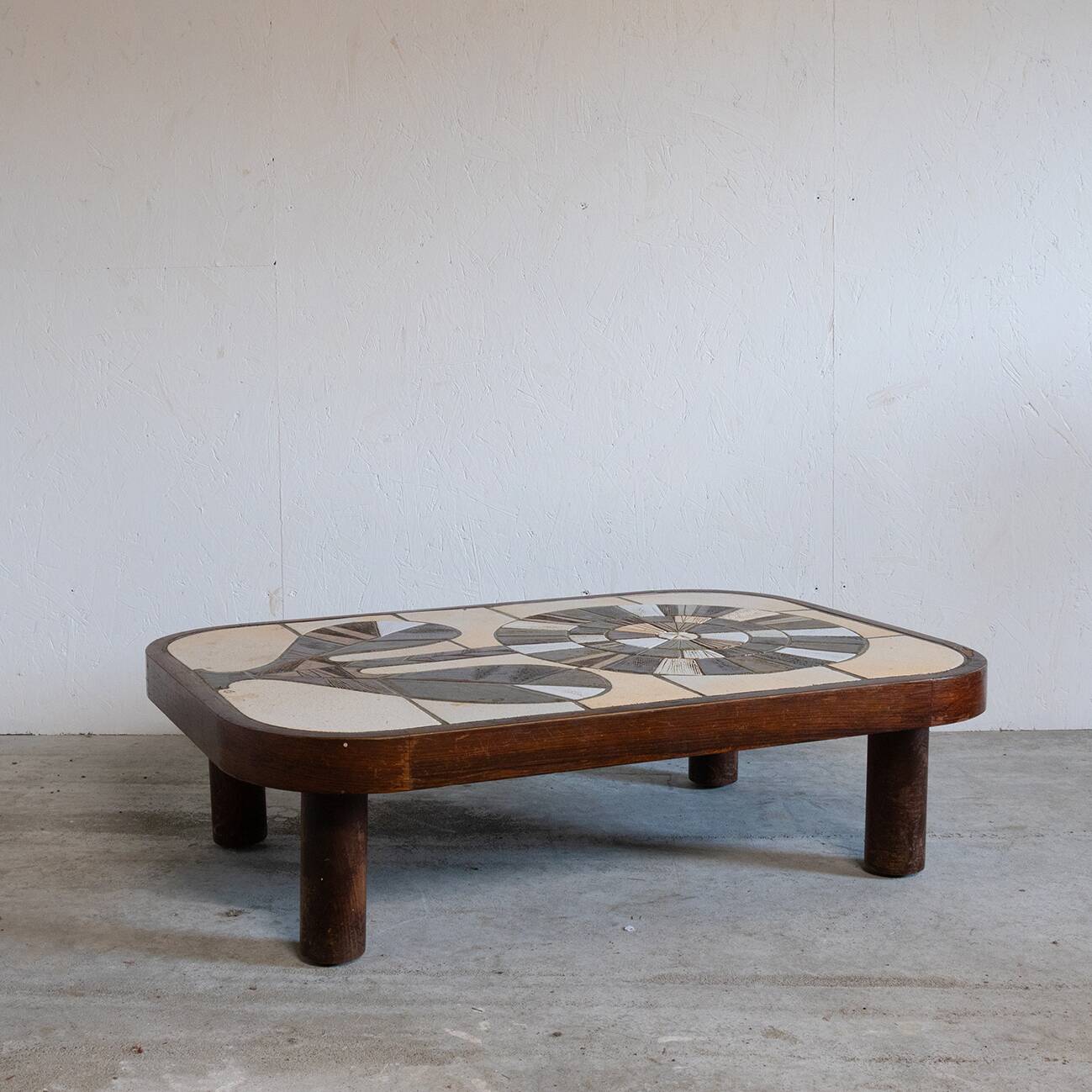 Coffee table by Roger Capron, “Fleur” model