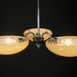 Minimalist 3-flamming Chandelier, 1930s