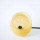 Small glass ball pendant from Clichy with flared neck, Yellow, 1930