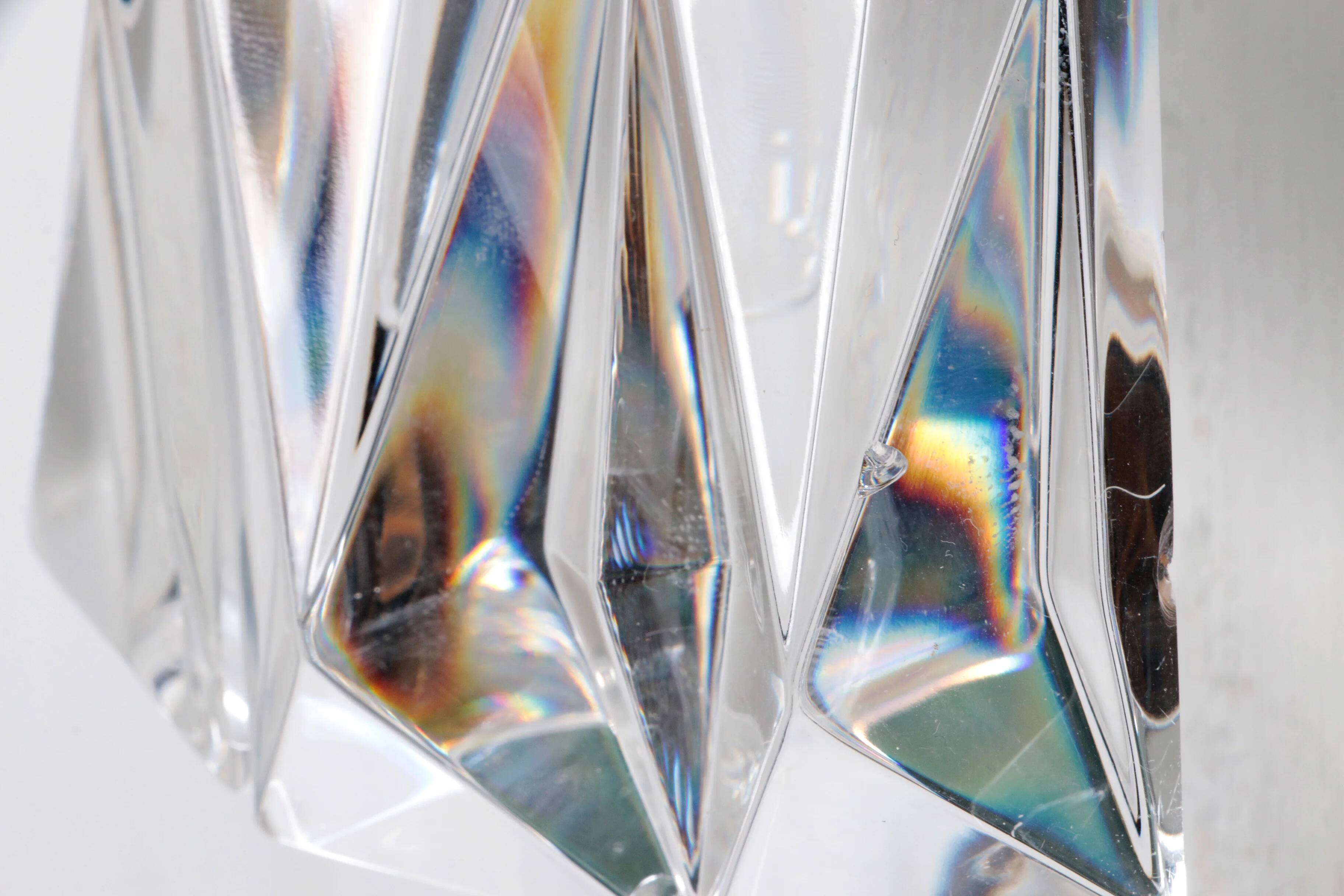 Rare 1960s Kinkeldey German crystal wall sconce 1960