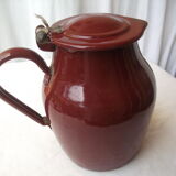 Brown glazed pitcher