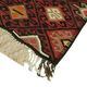 Turkish Handwoven Vintage Herki Kilim 84 cm x 345 cm