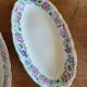 Limoges Bernardaud. Set of 2 porcelain dishes.