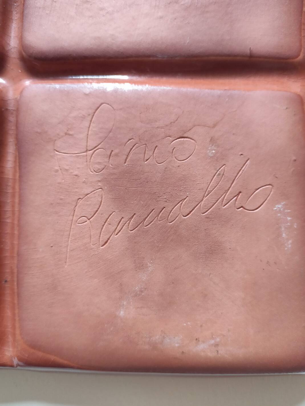 Compartmented artisanal dish