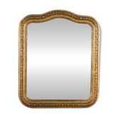 Miroir ancien en bois sculpté et doré, Italie, XIXe siècle