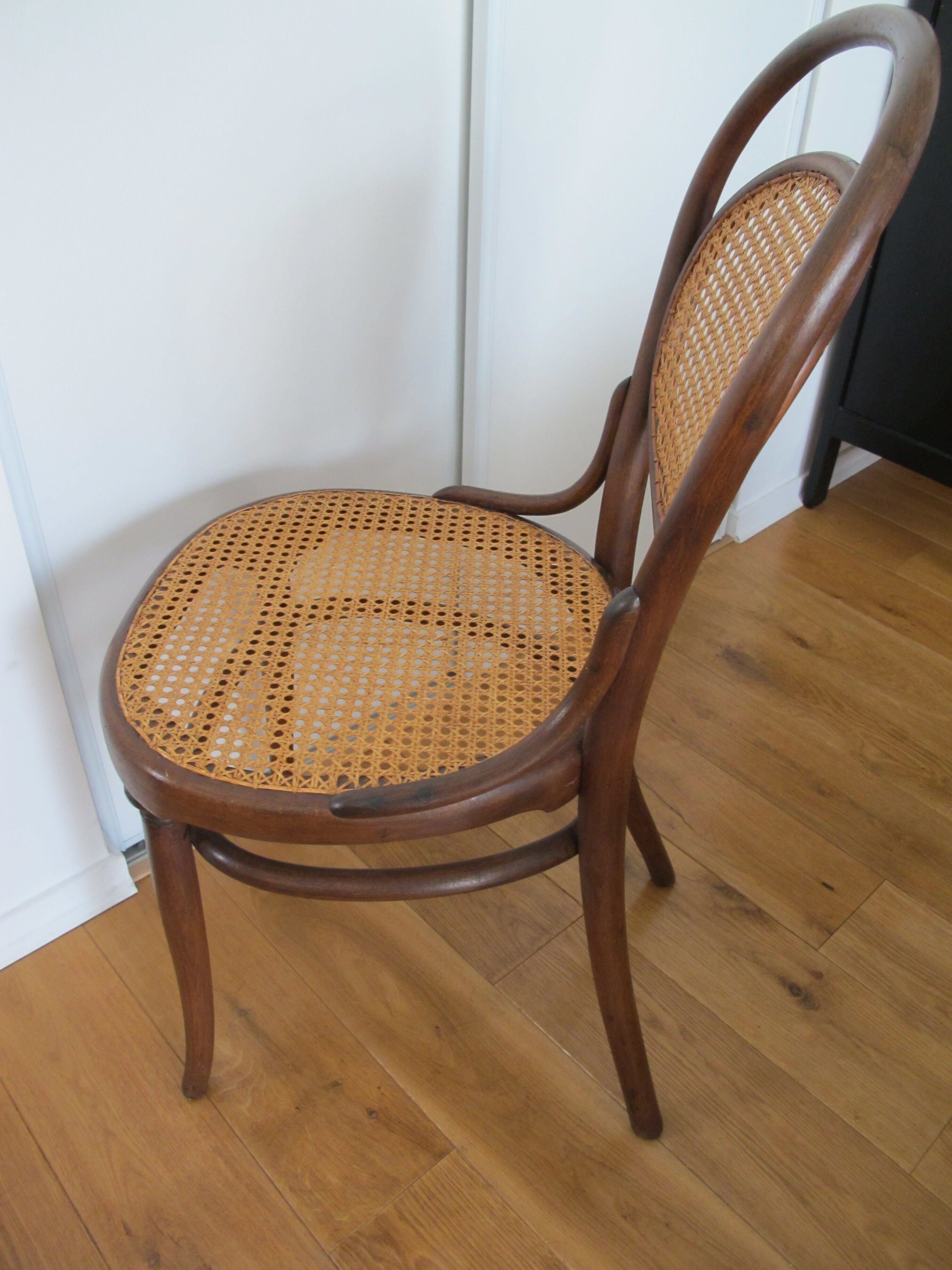 Set of 2 canne chairs Thonet No.11 bistro style