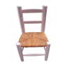 Powder pink child low chair