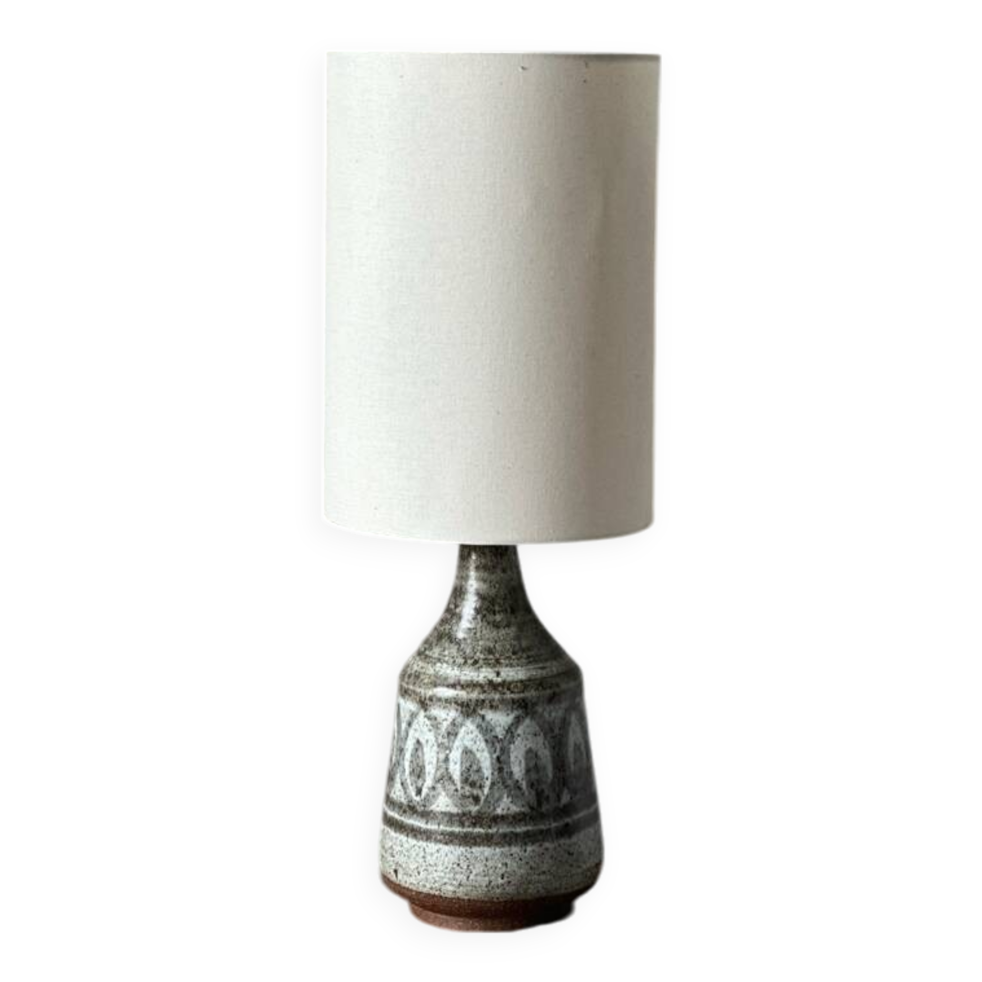 Ceramic table lamp, Denmark 1970