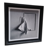 Art photo mounted in American crate