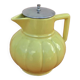 Art Deco 1930s Teapot / Tea Infuser with yellow ceramic infuser