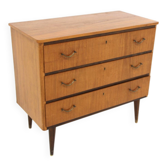 Commode scandinave en teck, Suède, 1950