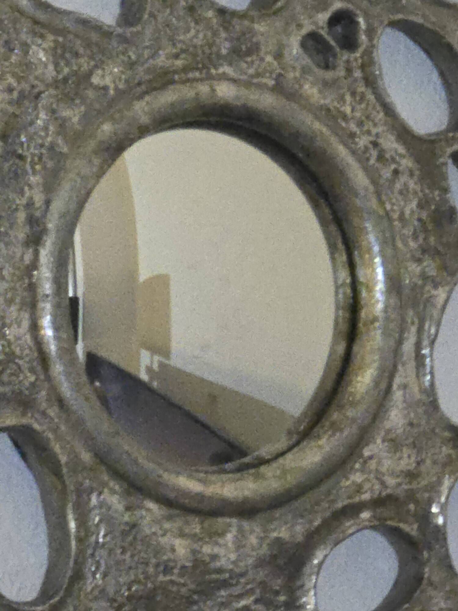Vintage cosmos mirror Hervé van der Streaten