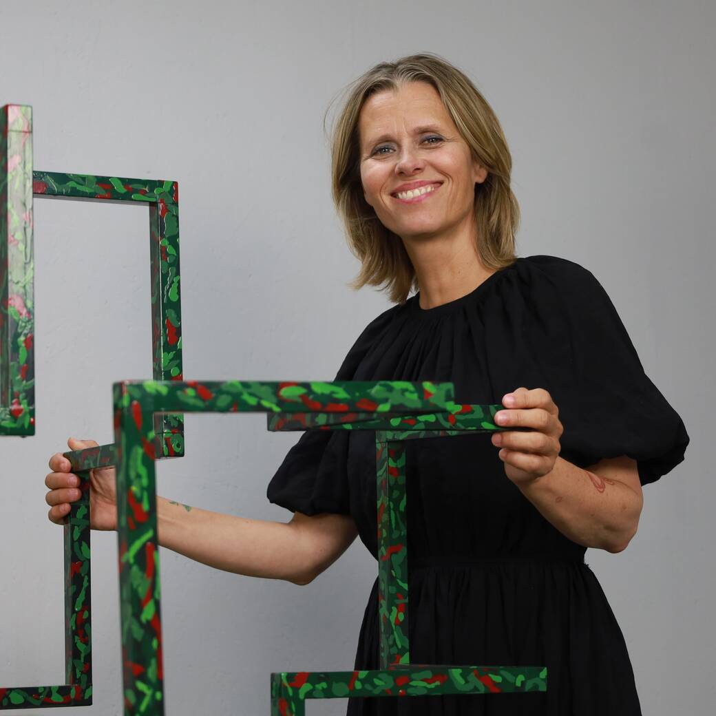 Woody van Amen “Taxat” monumental art installation, c. 1990s