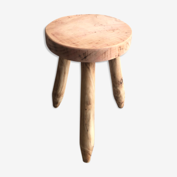 Tabouret bois tripode