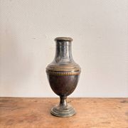 Neo-classical baluster vase, silver-plated, Louis XVI Directoire, 20th century.