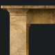Nineteenth century Regency Sienna marble fireplace surround