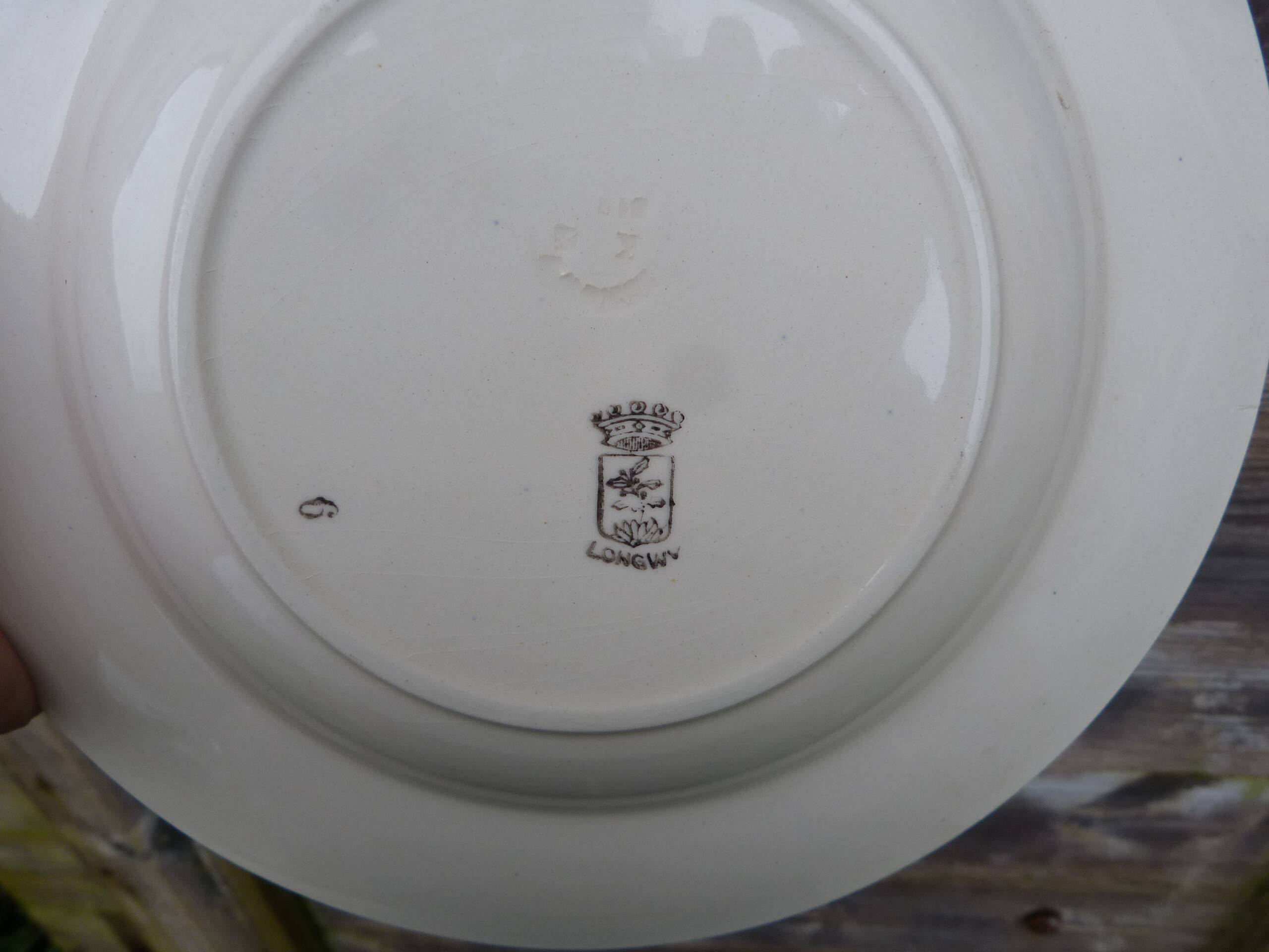 Lot de 4 assiettes Longwy