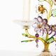 Incredible large gilt and crystal Floral table lamp by Palwa