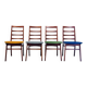 Four elegant chairs from the mid-20th century