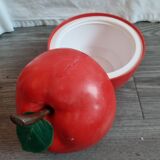 Vintage Red Apple Ice Bucket