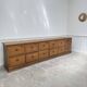 Trade cabinet with 14 drawers