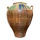 Ancient terracotta pottery jar from the 1920s.