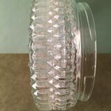 Glass globe worked with bubble effect for ceiling lamp