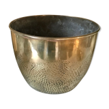 Vintage brass pot cover