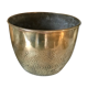 Cache-pot vintage en laiton