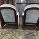 Duo de fauteuils club vintage