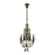 Brass  Crystal Chandelier 1960’s
