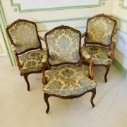 Set of Louis XV style armchairs