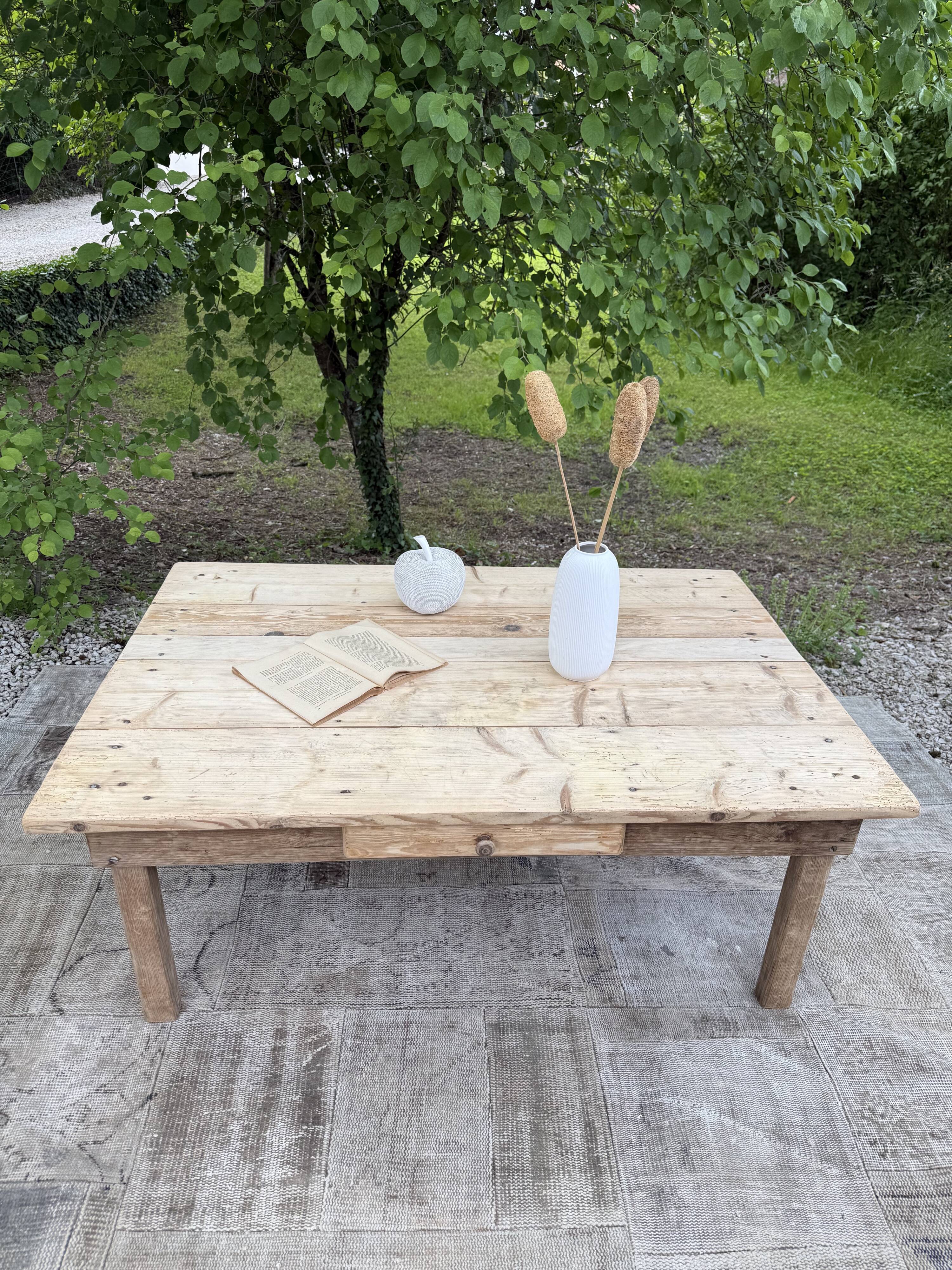 Table basse bois de ferme