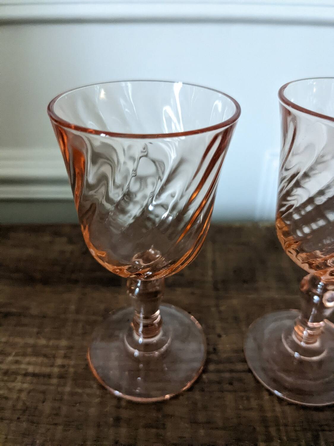 Two small Rosaline glasses
