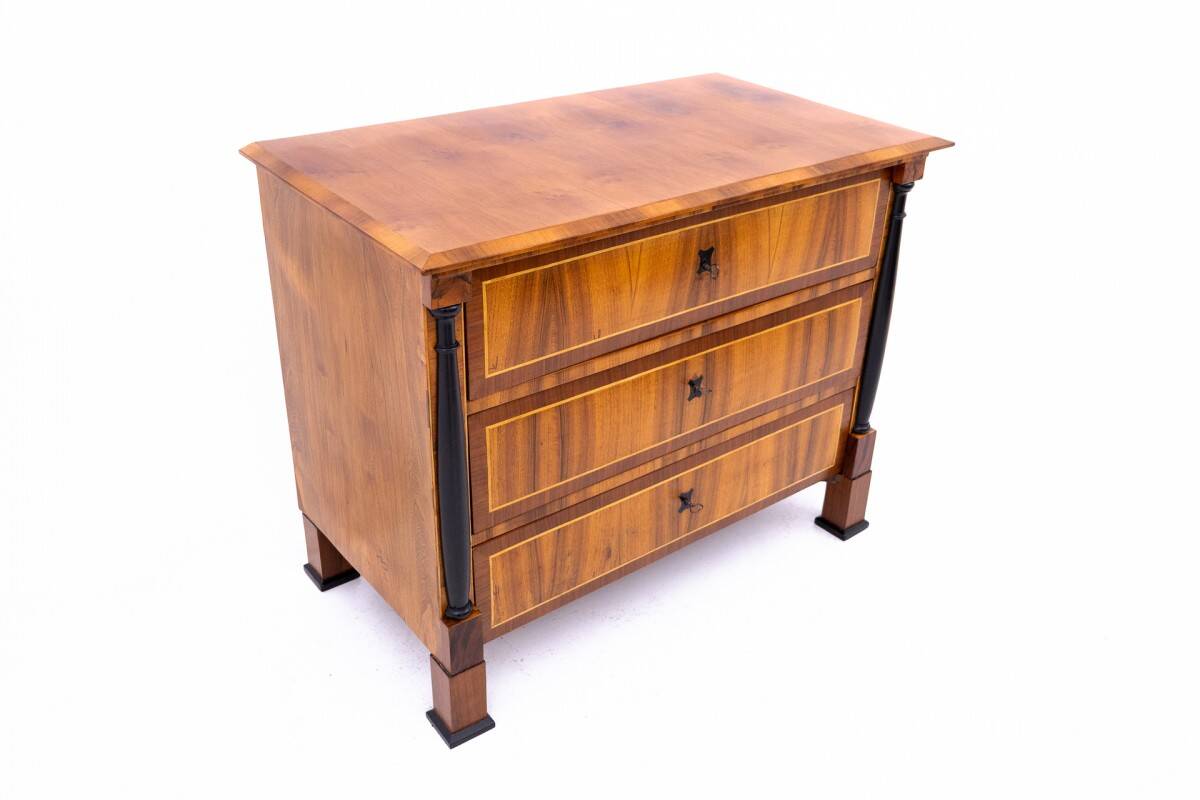 Antique chest of drawers, Northern Europe, around 1850. After renovation.