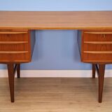 Danish writing desk in teak, 1960s