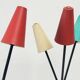 Set of two colorful table lamps