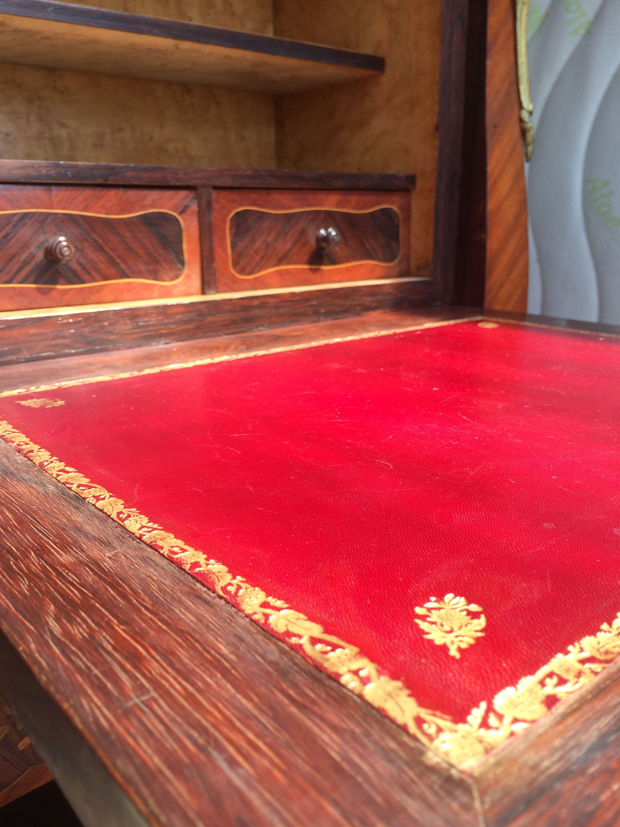 Dame secretary Louis XV style, curved, 4 drawers