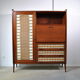 Rattan secretary cabinet 1960