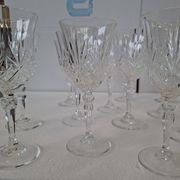 Ensemble de 20 verres en cristal taillé à la main (1985)