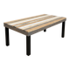 industrial style dining table, handcrafted creation